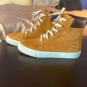 Timberland high top work boots
